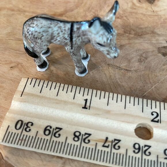 Miniature Hand Painted Donkey (?) - Picture 3 of 3